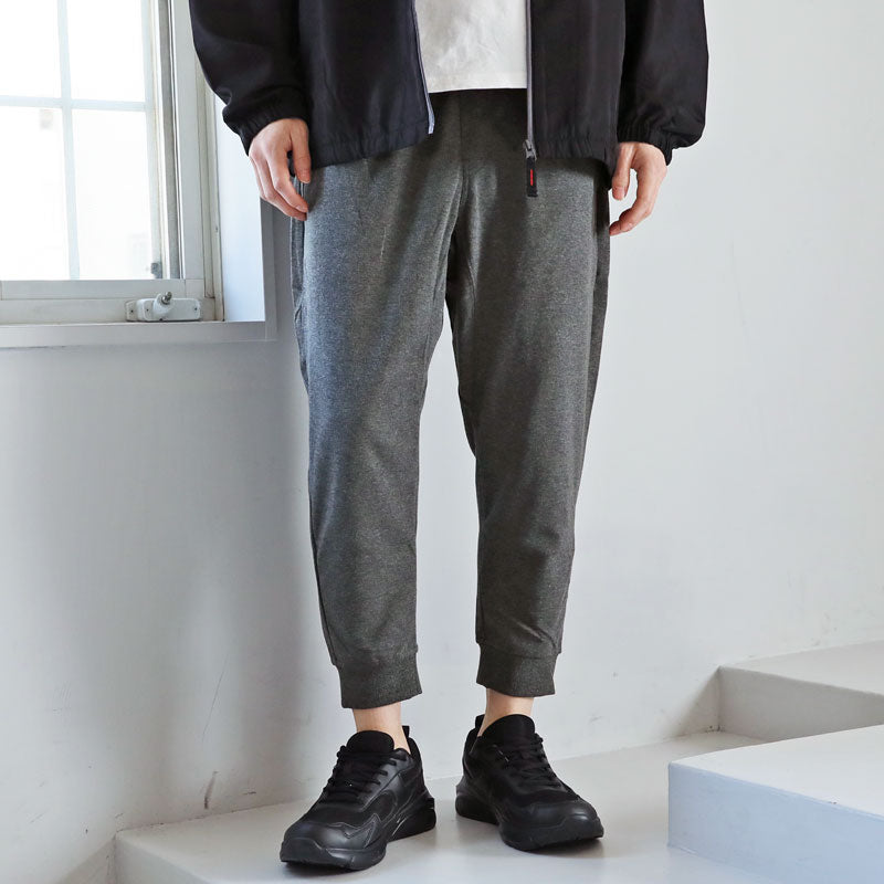 トップイズム TopIsm クロップドパンツ メンズ 7分丈 ひざ下 TCポンチ スウェットパンツ サルエルパンツ ジョガーパンツ ショートパンツ ショーツ 裾リブ ハーフパンツ ワンマイルウェア