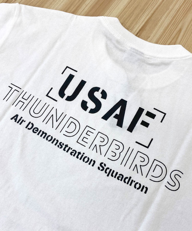 トップイズム TopIsm AVIREX アビレックス FLYOVER ステンシル風 プリント 半袖 Tシャツ メンズ ブランド トップス （1-ホワイト） 1-ホワイト