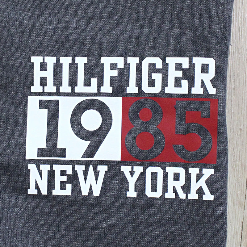 トップイズム TopIsm TOMMY HILFIGER トミー ヒルフィガー ビッグNOロゴ ライトウエイト スウェット ジョガーパンツ パンツ ズボン ボトムス ルームウェア メンズ ブランド （4-チャコール） 4-チャコール