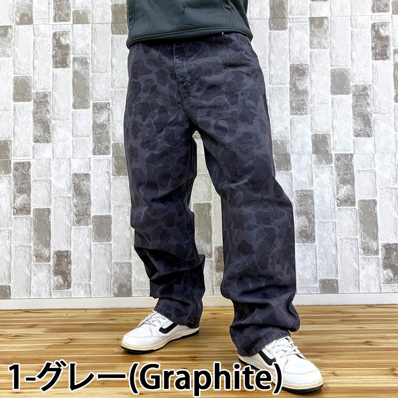 トップイズム TopIsm Carhartt カーハート WIP カモフラージュ ダックシングル ニーパンツ Duck Single Knee Pant WIP メンズ ブランド （3-グリーン(Office Green)） 3-グリーン(Office Green)