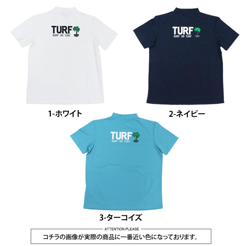 トップイズム TopIsm ゴルフウェア モックネックシャツ メンズ GIORNO SEVEN ジョルノセブン ハイネック ゴルフ 接触冷感 ストレッチ 半袖 ヤシの木 ロゴプリント トップス ポロシャツ Tシャツ 春夏 （1-ホワイト） 1-ホワイト
