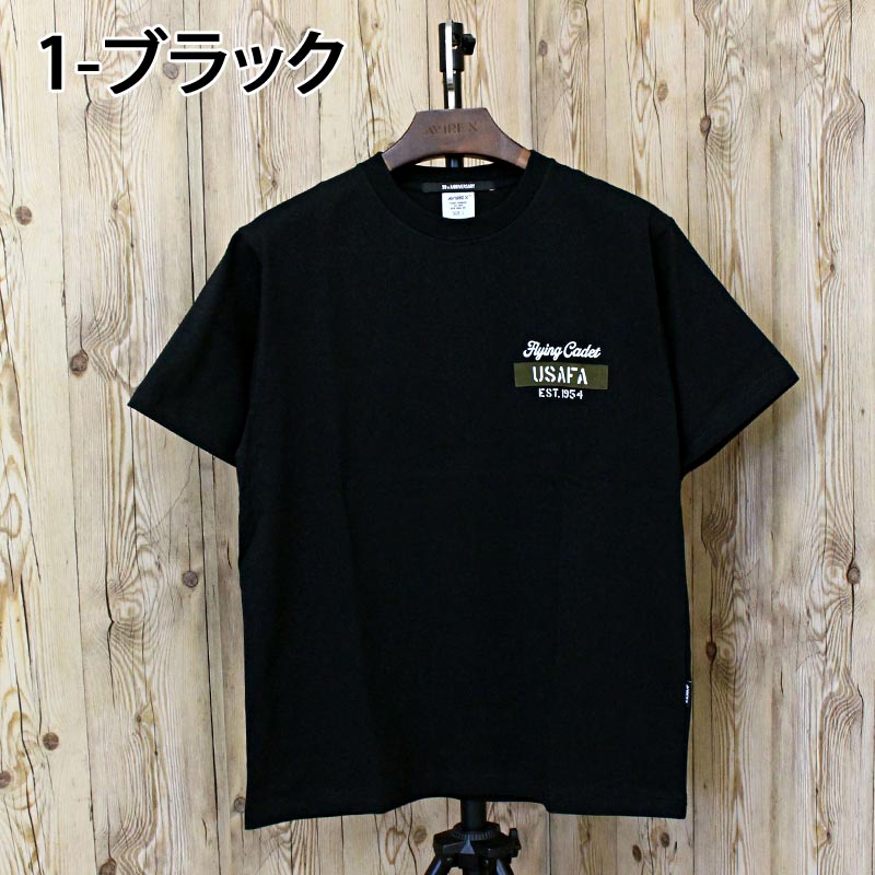 トップイズム TopIsm AVIREX アヴィレックス CADET PATCH T-SHIRT 半袖 Tシャツ ミリタリー アビレックス トップス メンズ ブランド （5-セージグリーン） 5-セージグリーン