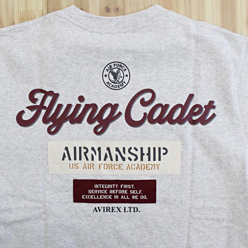 トップイズム TopIsm AVIREX アヴィレックス CADET PATCH T-SHIRT 半袖 Tシャツ ミリタリー アビレックス トップス メンズ ブランド （5-セージグリーン） 5-セージグリーン