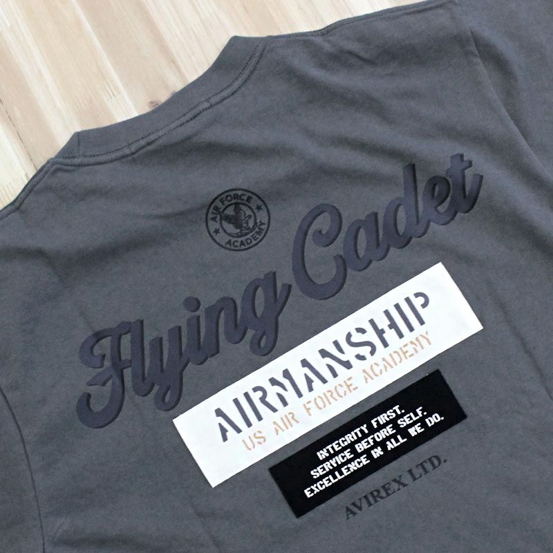 トップイズム TopIsm AVIREX アヴィレックス CADET PATCH T-SHIRT 半袖 Tシャツ ミリタリー アビレックス トップス メンズ ブランド （5-セージグリーン） 5-セージグリーン