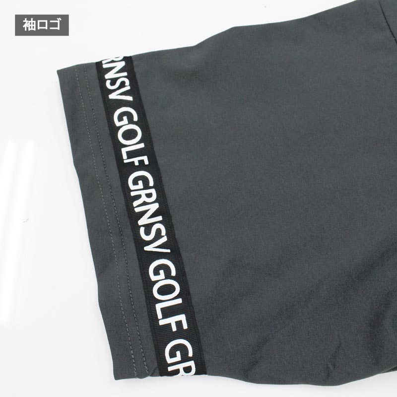 トップイズム TopIsm ゴルフウェア モックネックシャツ メンズ GIORNO SEVEN ジョルノセブン ハイネック ゴルフ 接触冷感 ワイドシルエット 半袖 シルバーロゴプリント トップス 春夏 （5-チャコール） 5-チャコール