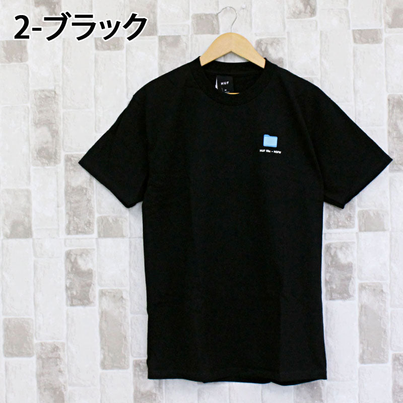 トップイズム TopIsm HUF ハフ デスクトップショートスリーブ バックプリント Tシャツ DESKTOP S/S TEE クルーネック ロゴ コットン トップス 半袖 メンズ ストリート スケボー ブランド 春夏 （1-ホワイト） 1-ホワイト