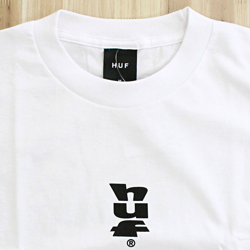 トップイズム TopIsm HUF ハフ ハフセットメガブラストショートスリーブ Tシャツ HUF SET MEGABLAST クルーネック ロゴ コットン トップス 半袖 メンズ ストリート スケボー ブランド 春夏 （1-ホワイト） 1-ホワイト