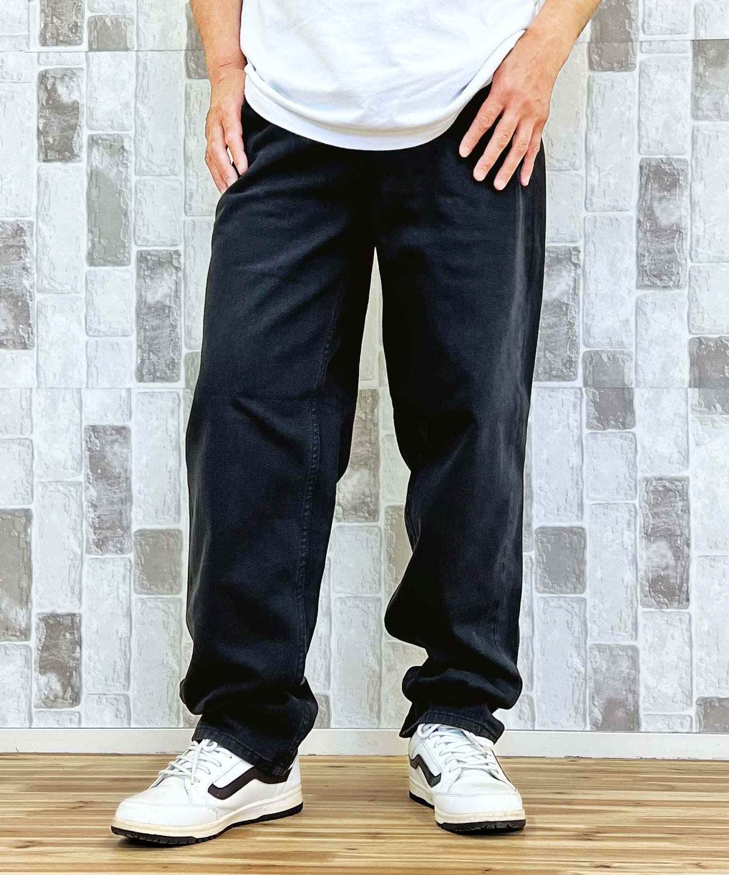トップイズム TopIsm HUF ハフ クローマーパンツ デニムパンツ CROMER PANT メンズ ブランド （2-ブラック） 2-ブラック
