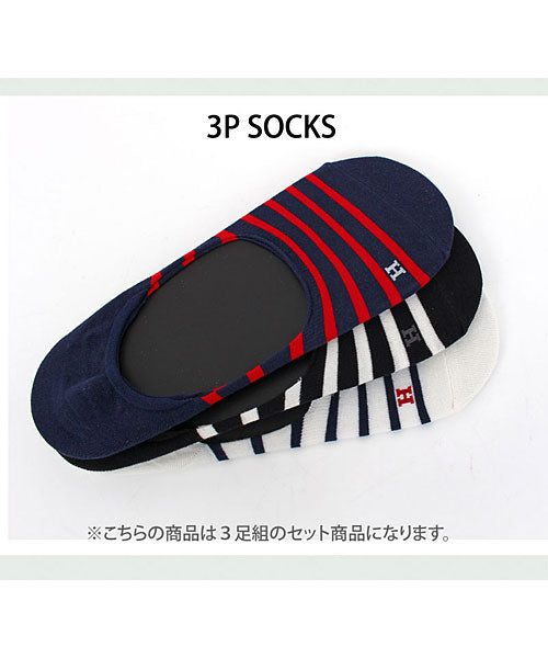 トップイズム TopIsm Healthknit ヘルスニット 靴下 3足セット ソックス メンズ 抗菌防臭 Ag加工 無地 ボーダー スラブ インステップソックス フットカバー ショート