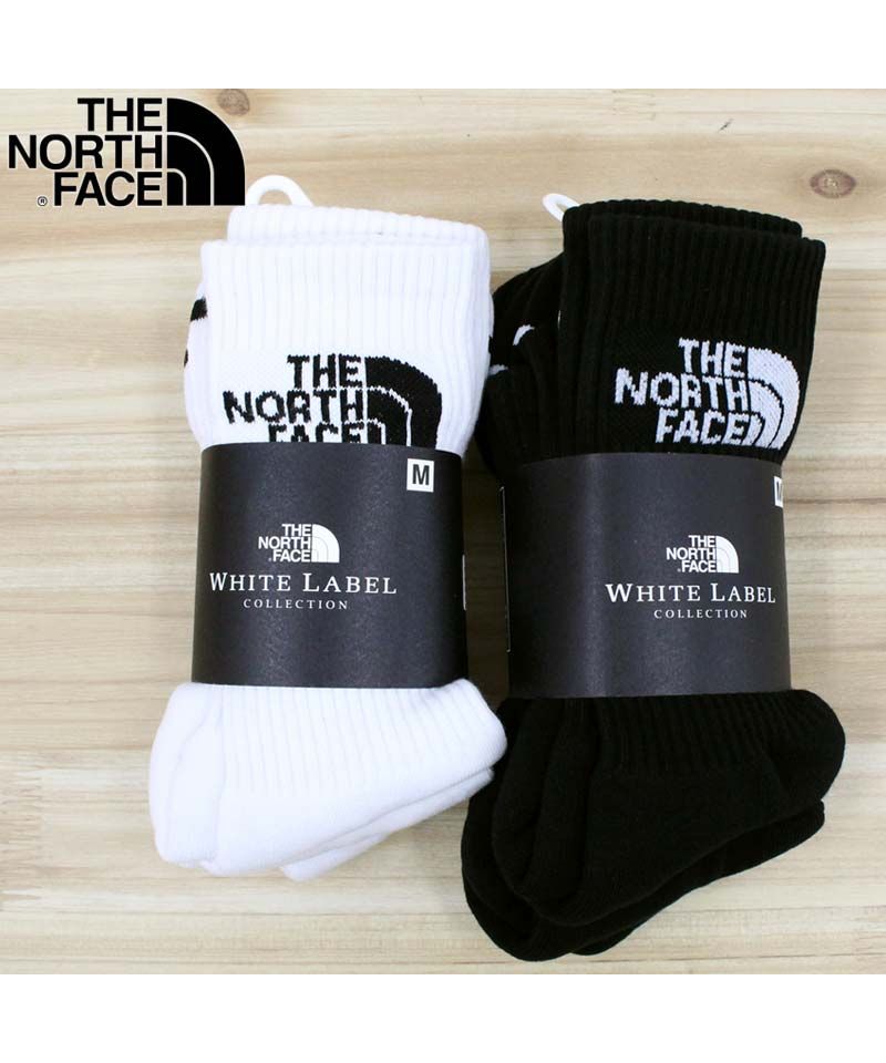 トップイズム TopIsm THE NORTH FACE ザ ノースフェイス 靴下 3枚セット ミッドソックス ホワイトレーベル韓国限定ライン メンズ レディース ブランド