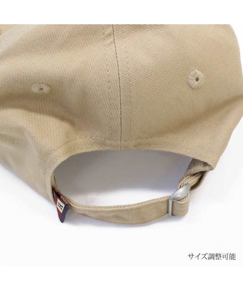 トップイズム TopIsm Healthknit ヘルスニット コットンツイル 刺繍入り ベースボールキャップ バックストラップ 野球帽 無地 綿100％ ローキャップ メンズ帽子