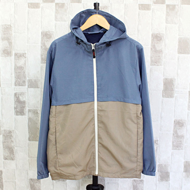 TopIsm Mountain Parka Men's Windbreaker Plain Color Block Water-Repellent UV Cut Camping Sports Outdoor Running Cycling Fishing Jacket Unisex