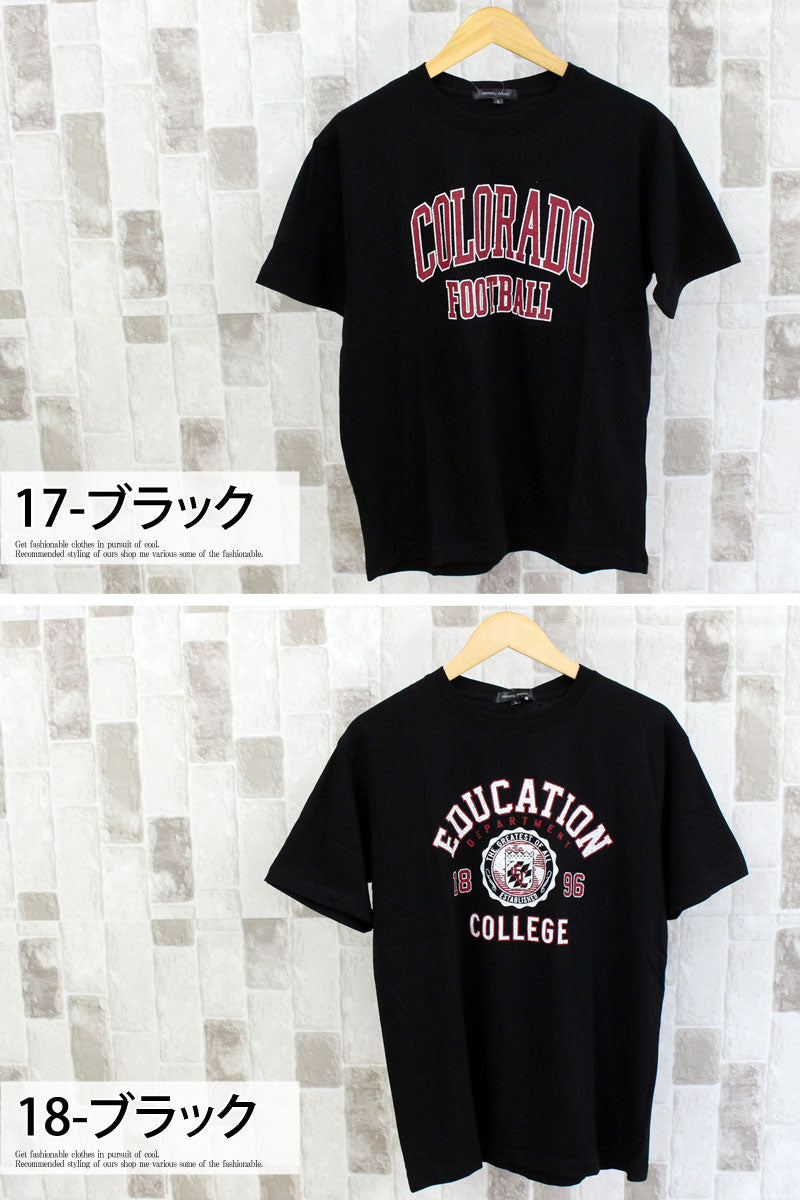 トップイズム TopIsm アメカジ サーフ メッセージロゴ フォトプリント ロゴT ミリタリー クルーネック 半袖 Tシャツ メンズ ティーシャツ トップス 春夏