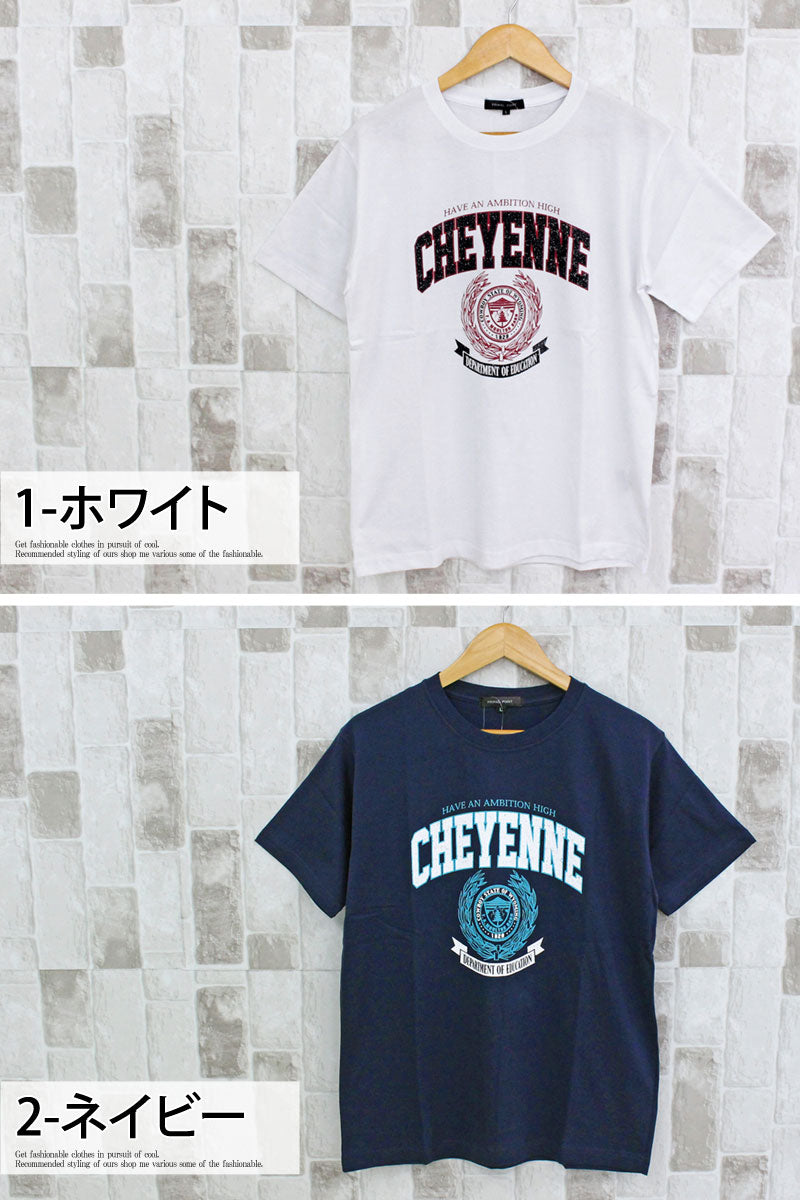 トップイズム TopIsm アメカジ サーフ メッセージロゴ フォトプリント ロゴT ミリタリー クルーネック 半袖 Tシャツ メンズ ティーシャツ トップス 春夏