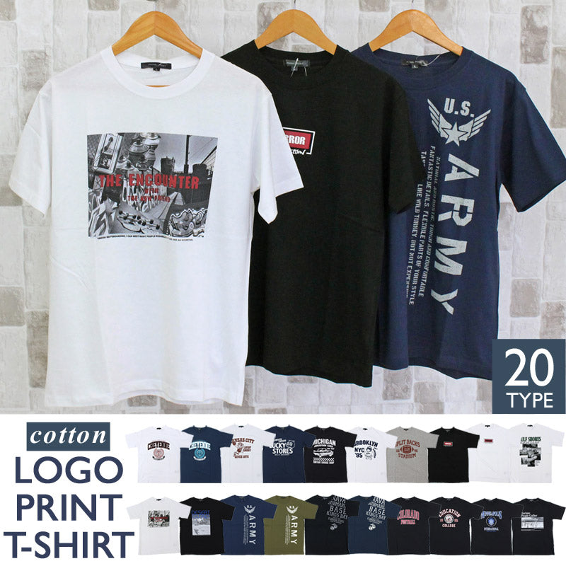トップイズム TopIsm アメカジ サーフ メッセージロゴ フォトプリント ロゴT ミリタリー クルーネック 半袖 Tシャツ メンズ ティーシャツ トップス 春夏