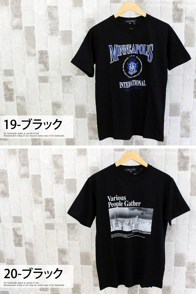 トップイズム TopIsm アメカジ サーフ メッセージロゴ フォトプリント ロゴT ミリタリー クルーネック 半袖 Tシャツ メンズ ティーシャツ トップス 春夏