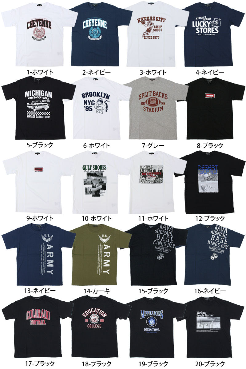 トップイズム TopIsm アメカジ サーフ メッセージロゴ フォトプリント ロゴT ミリタリー クルーネック 半袖 Tシャツ メンズ ティーシャツ トップス 春夏