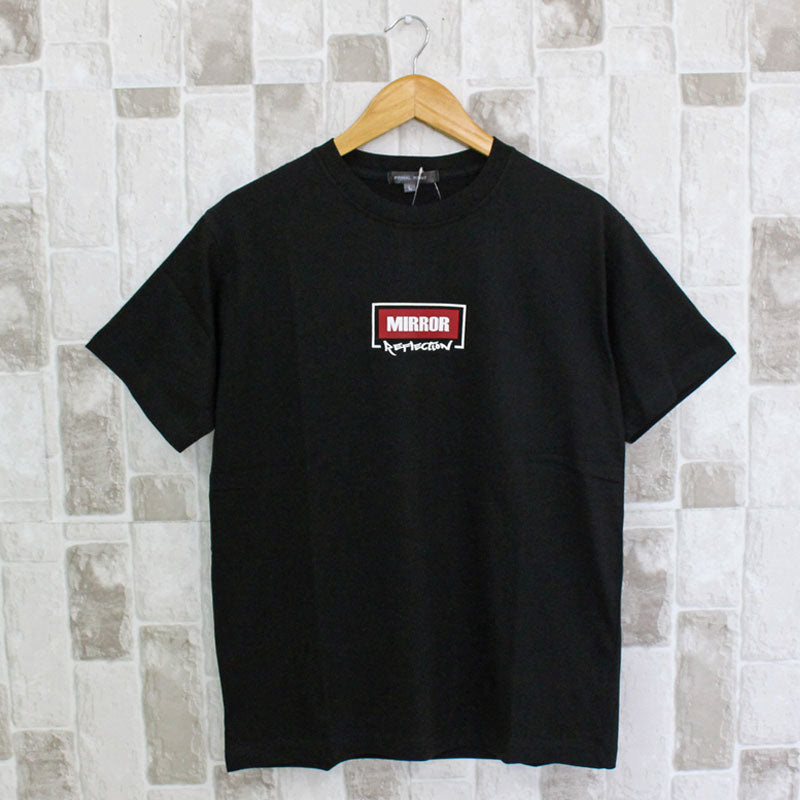 トップイズム TopIsm アメカジ サーフ メッセージロゴ フォトプリント ロゴT ミリタリー クルーネック 半袖 Tシャツ メンズ ティーシャツ トップス 春夏 （8-ブラック） 8-ブラック