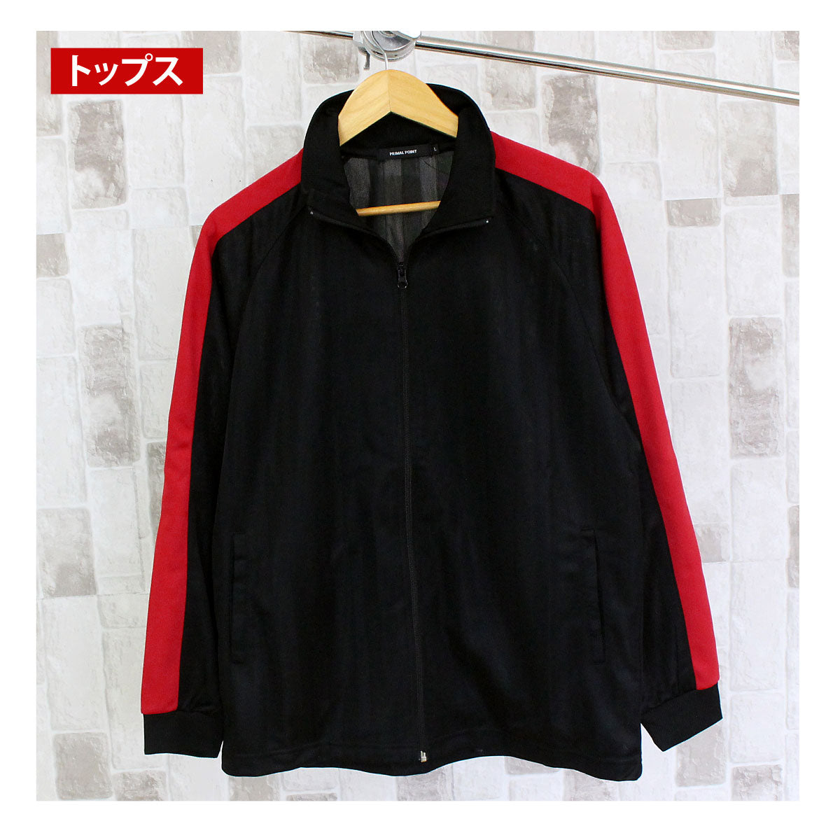 トップイズム TopIsm ジャージ セットアップ 上下セット メンズ シャドーストライプ ブリスター トラックジャケット パンツ サイドライン シンプル 男女兼用 ユニセックス （4-ネイビー×ホワイト） 4-ネイビー×ホワイト