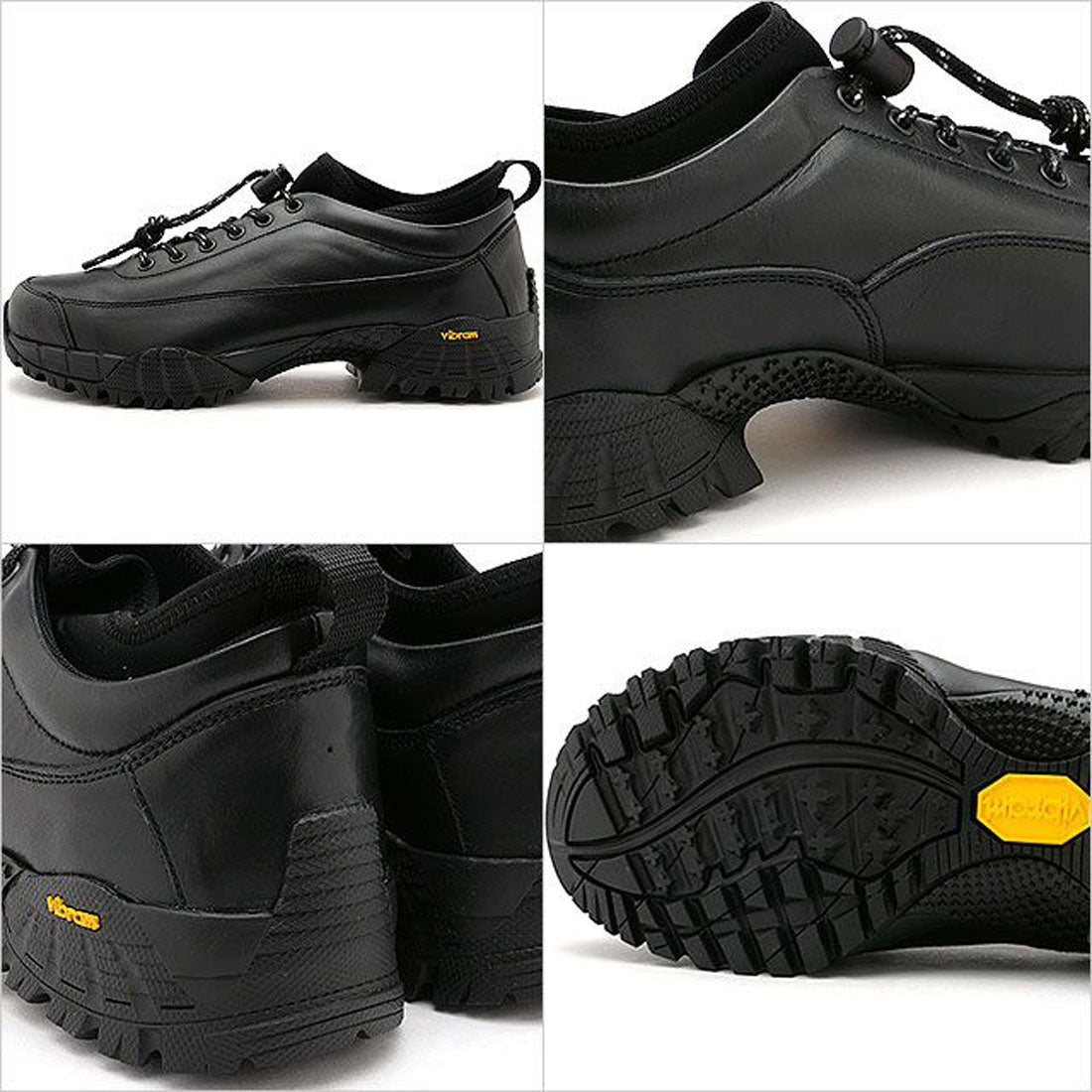 YOAK JOURNEY LEATHER BLACK [SS23]