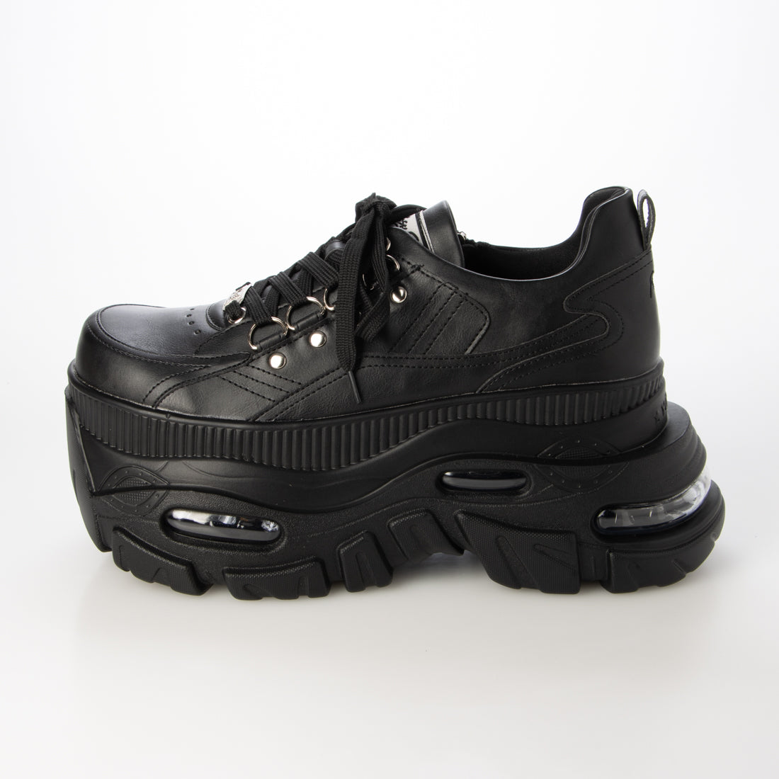 ヨースケ YOSUKE 厚底エアーソールスニーカー （ブラック） ブラック