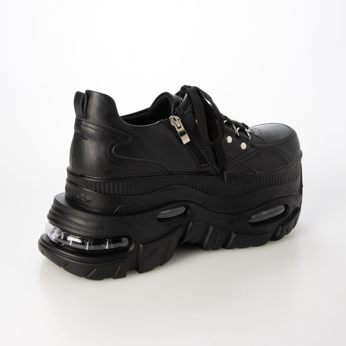 ヨースケ YOSUKE 厚底エアーソールスニーカー （ブラック） ブラック