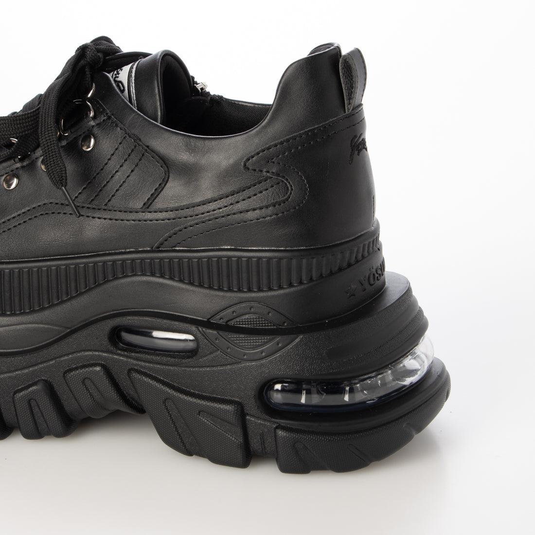 ヨースケ YOSUKE 厚底エアーソールスニーカー （ブラック） ブラック