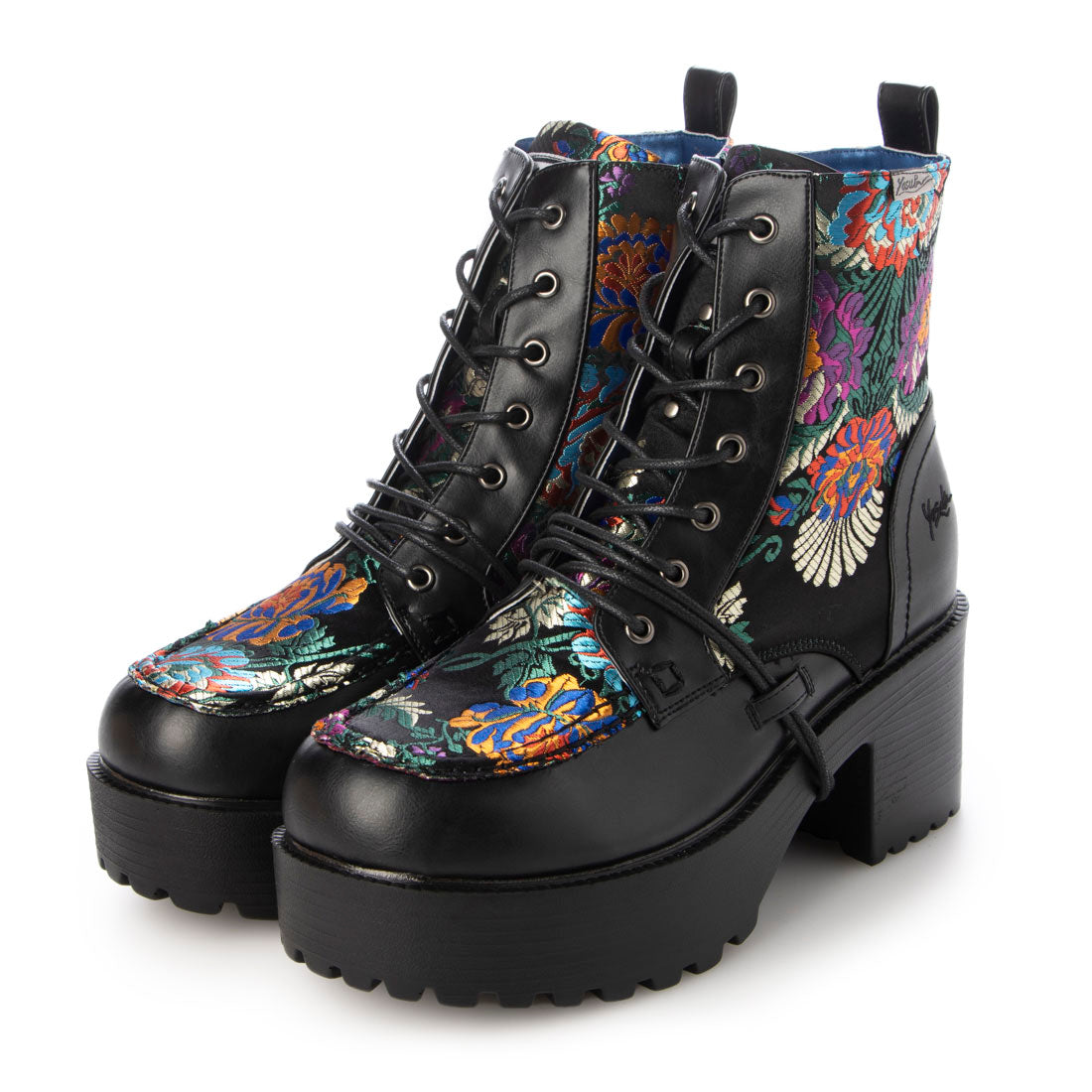 YOSUKE thick sole lace-up boots