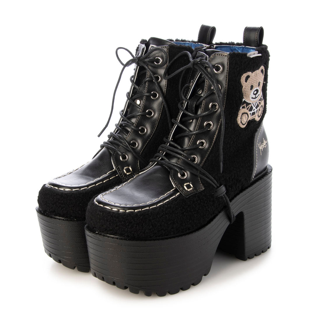 YOSUKE thick sole lace-up boots