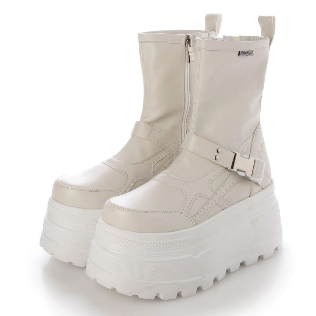 ヨースケ YOSUKE 厚底ショートブーツ