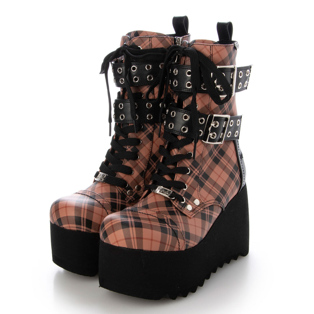  YOSUKE YOSUKE 厚底綁帶靴