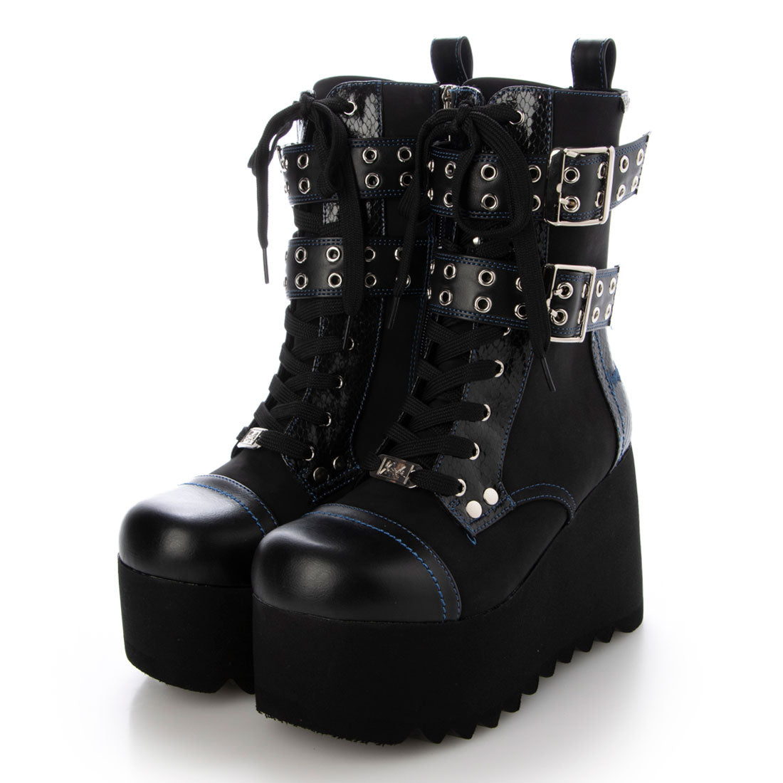  YOSUKE YOSUKE 厚底綁帶靴