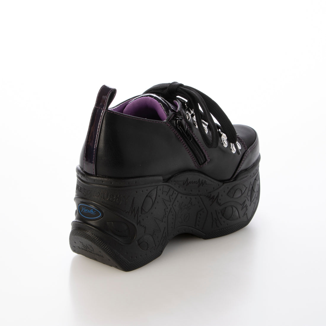 ヨースケ YOSUKE 厚底スニーカー （ブラックパープル） ブラックパープル