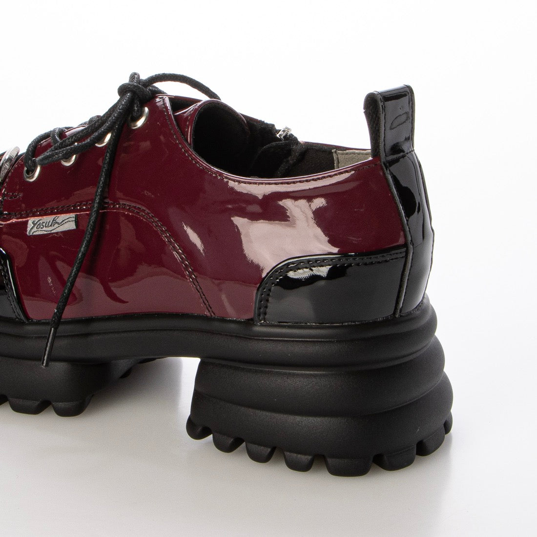 ヨースケ YOSUKE 厚底レースアップシューズ （ワインコンビ） ワインコンビ