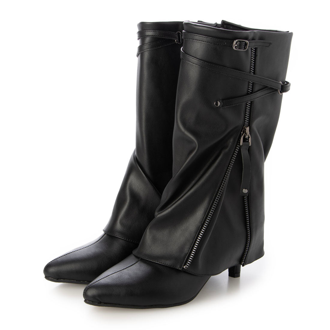 ヨースケ YOSUKE ショートブーツ （ブラック） ブラック