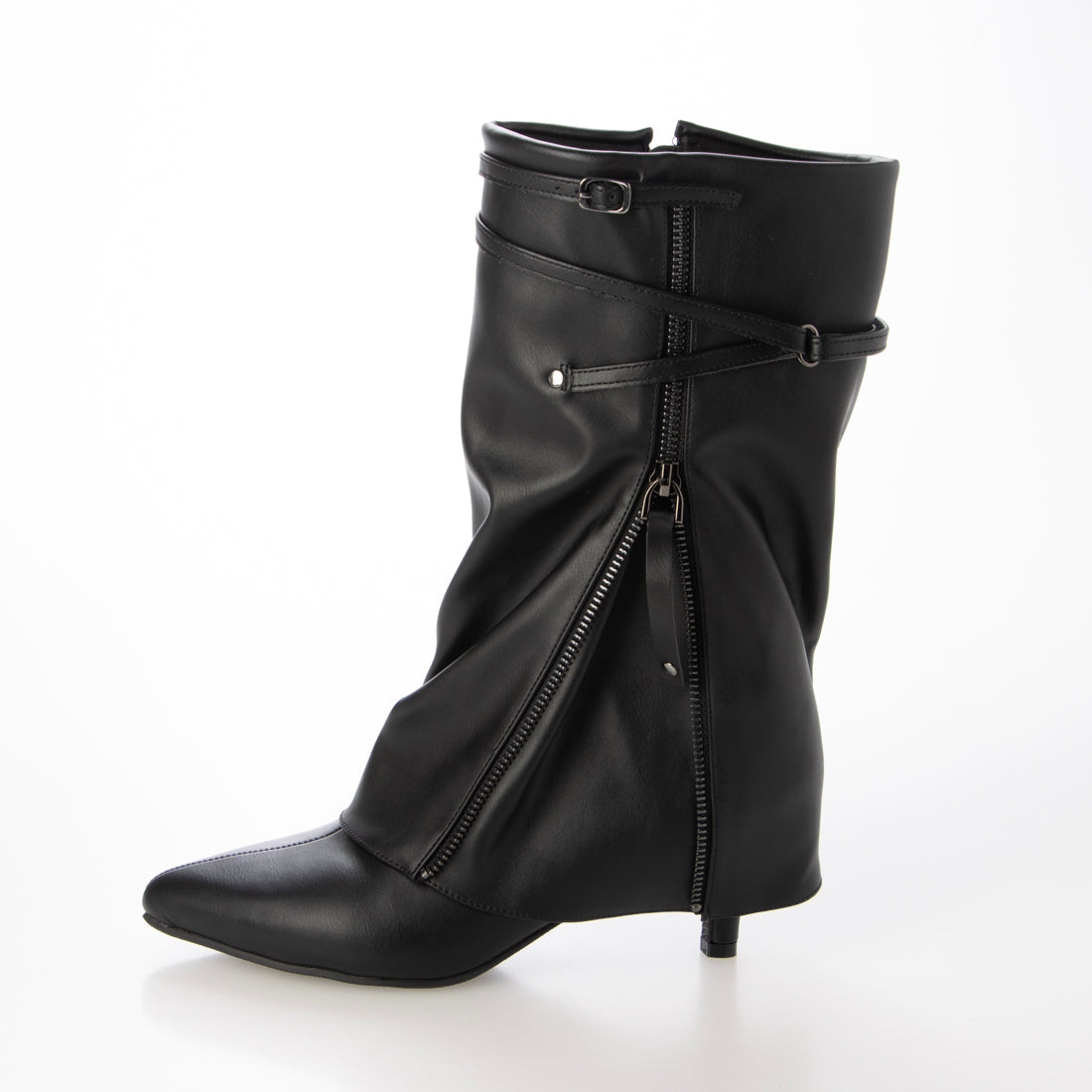 ヨースケ YOSUKE ショートブーツ （ブラック） ブラック