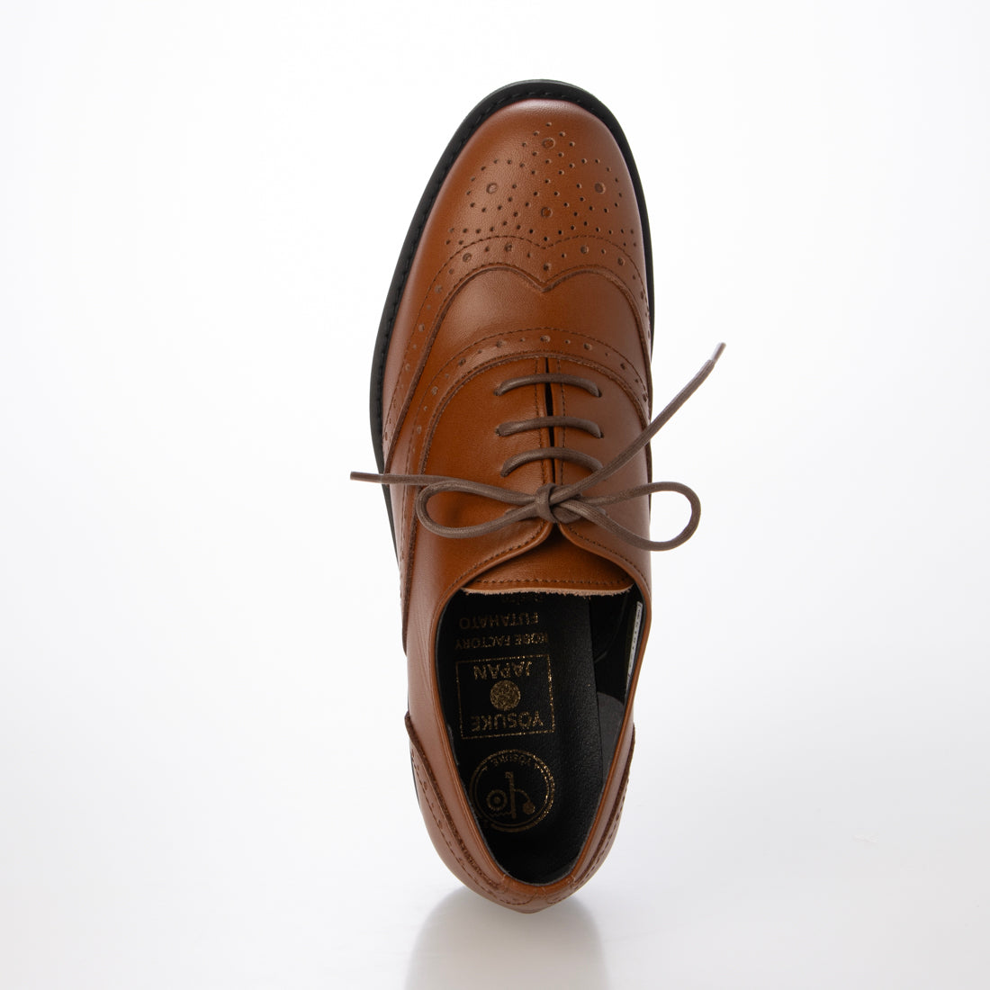 ヨースケ YOSUKE 本革レースアップシューズ （ブラウン） ブラウン
