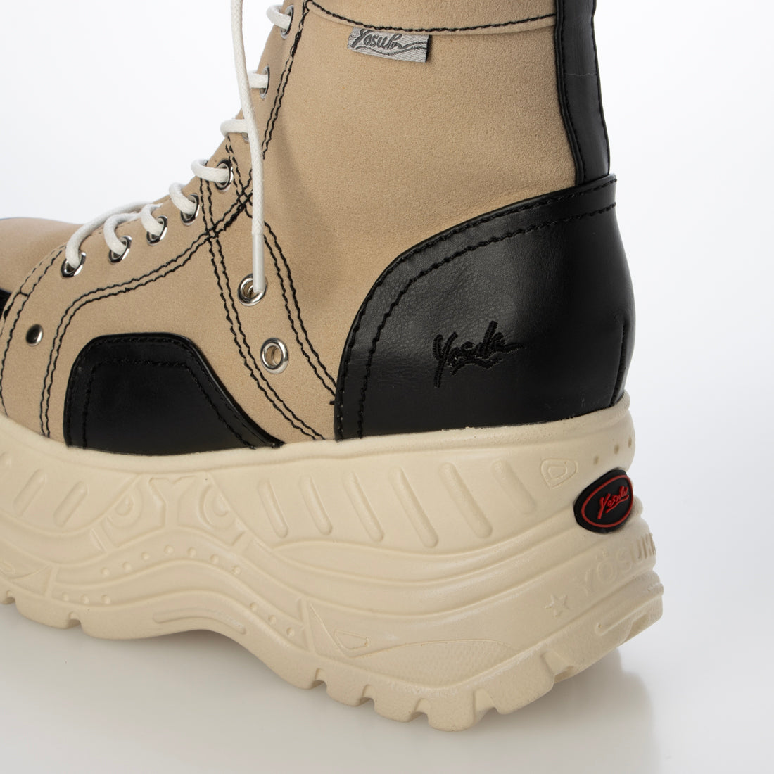 ヨースケ YOSUKE 厚底スニーカー （ベージュコンビ） ベージュコンビ