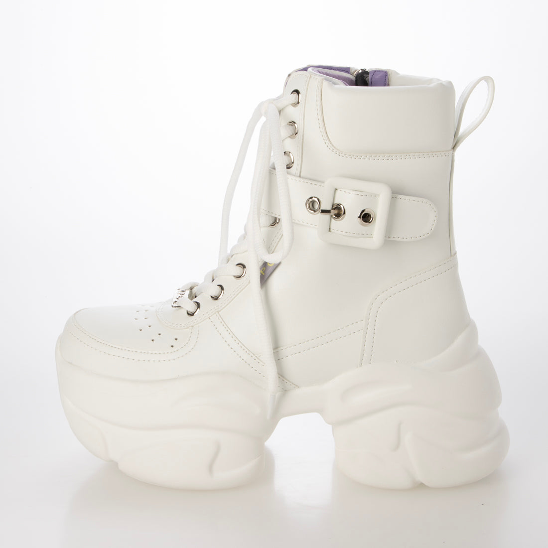 ヨースケ YOSUKE 厚底ハイカットスニーカー （ホワイト） ホワイト