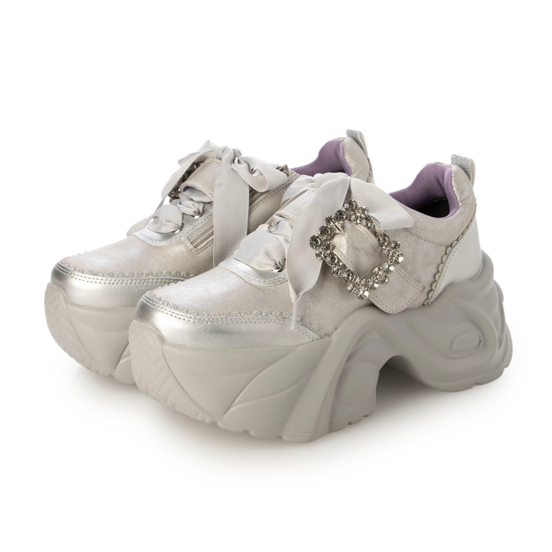 ヨースケ YOSUKE 厚底スニーカー （シルバー） シルバー