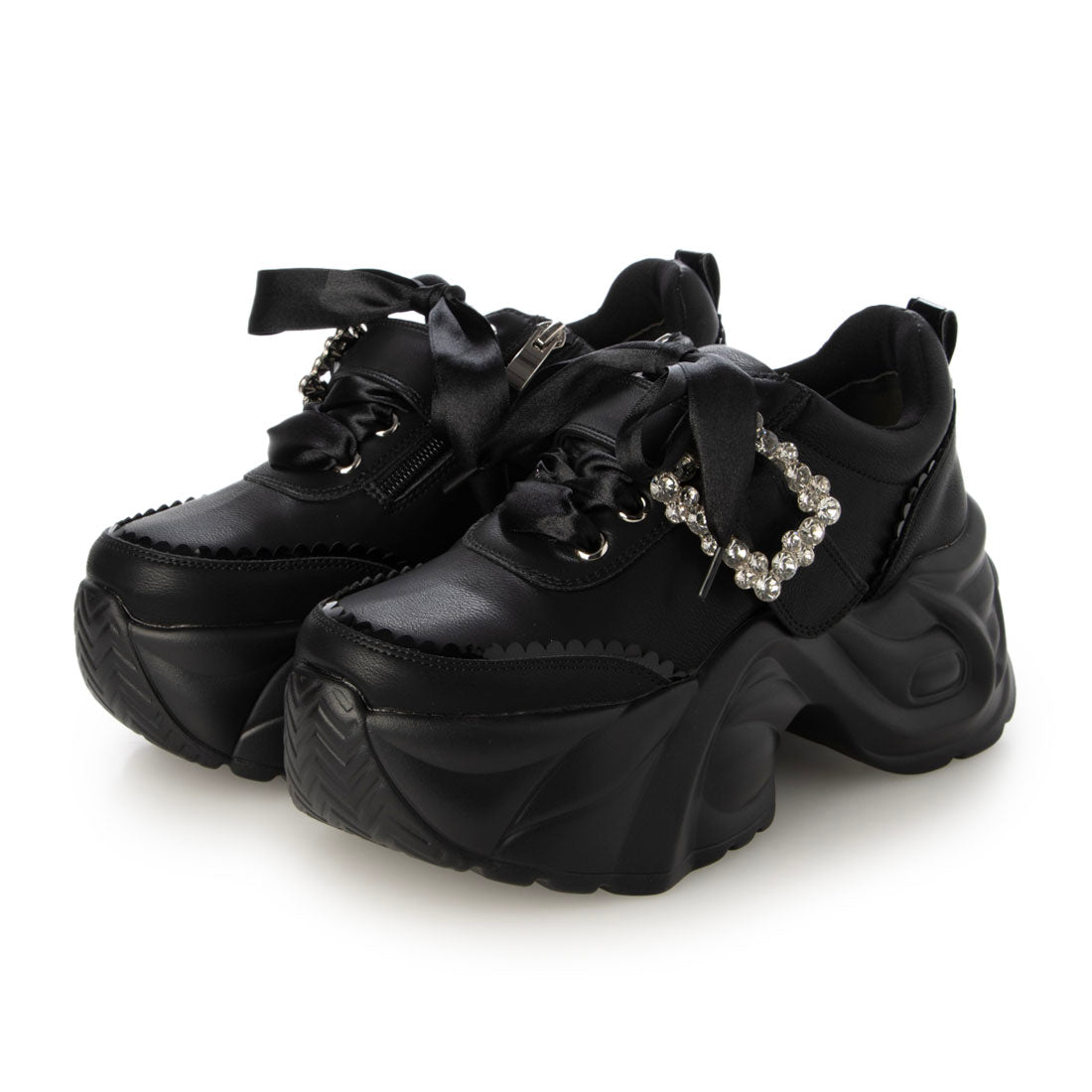 ヨースケ YOSUKE 厚底スニーカー （ブラック） ブラック