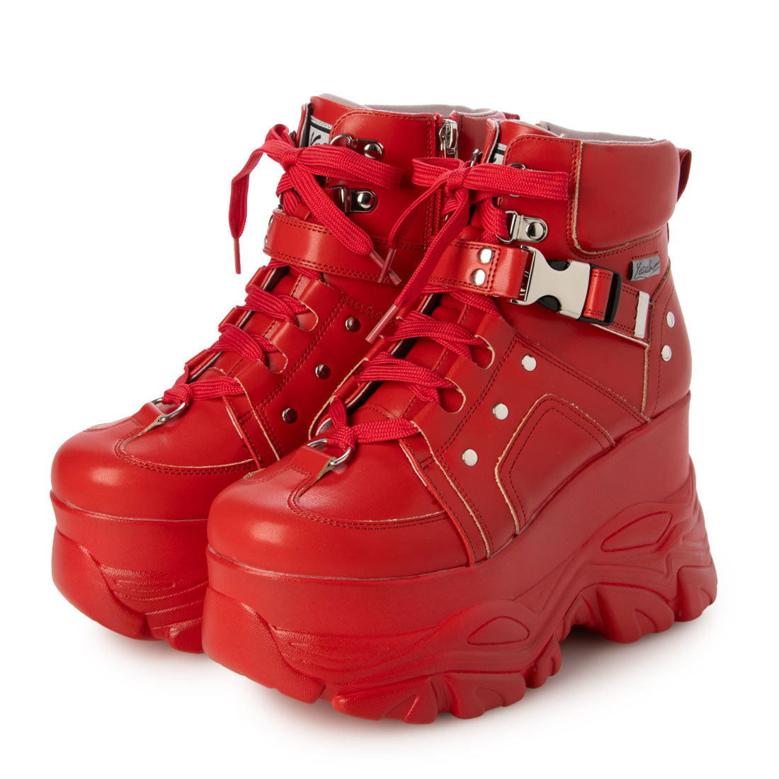 ヨースケ YOSUKE 厚底スニーカー （レッド） レッド