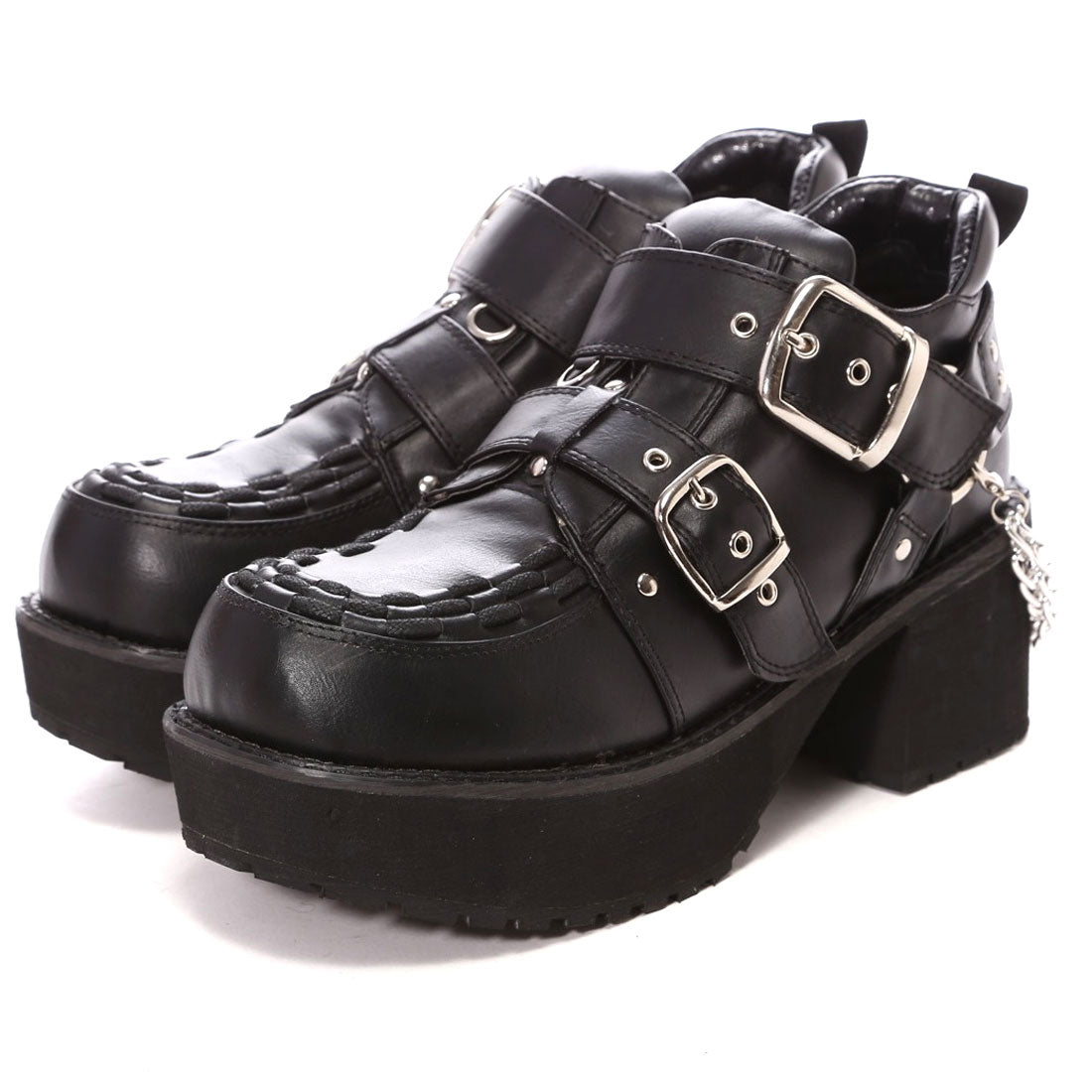 YOSUKE thick-soled belted shoes