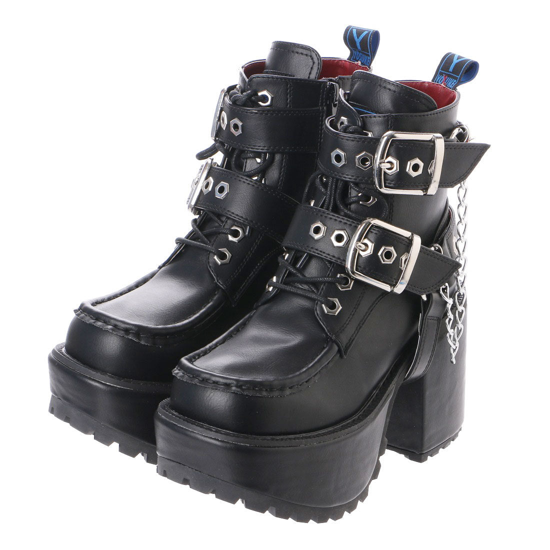 YOSUKE thick sole lace-up boots