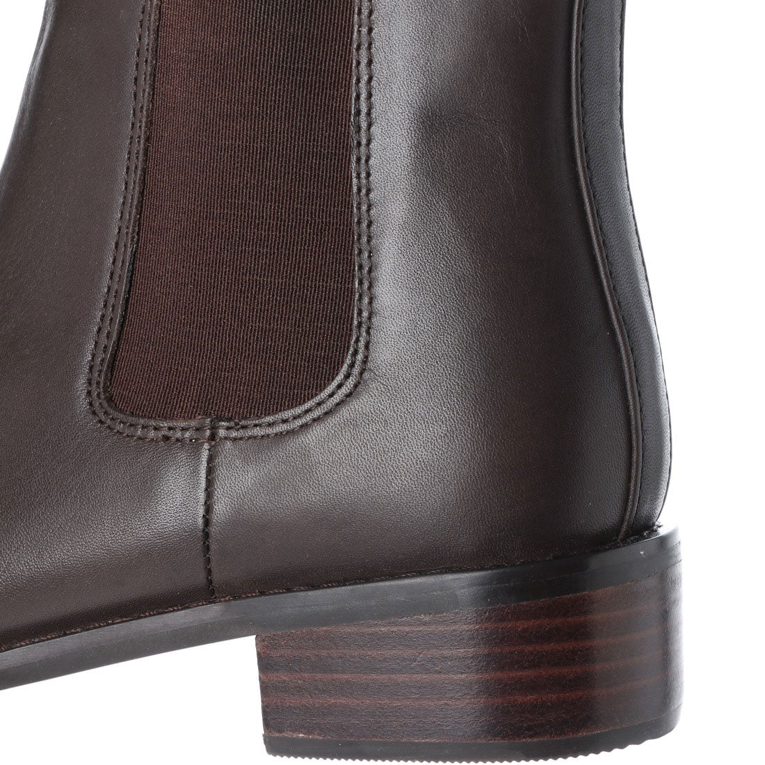 YOSUKE Genuine leather side gore short boots