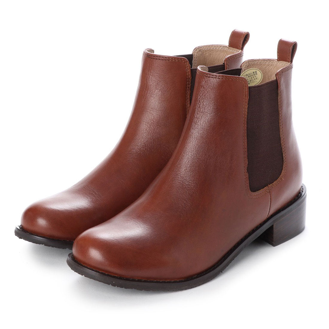 YOSUKE Genuine leather side gore short boots