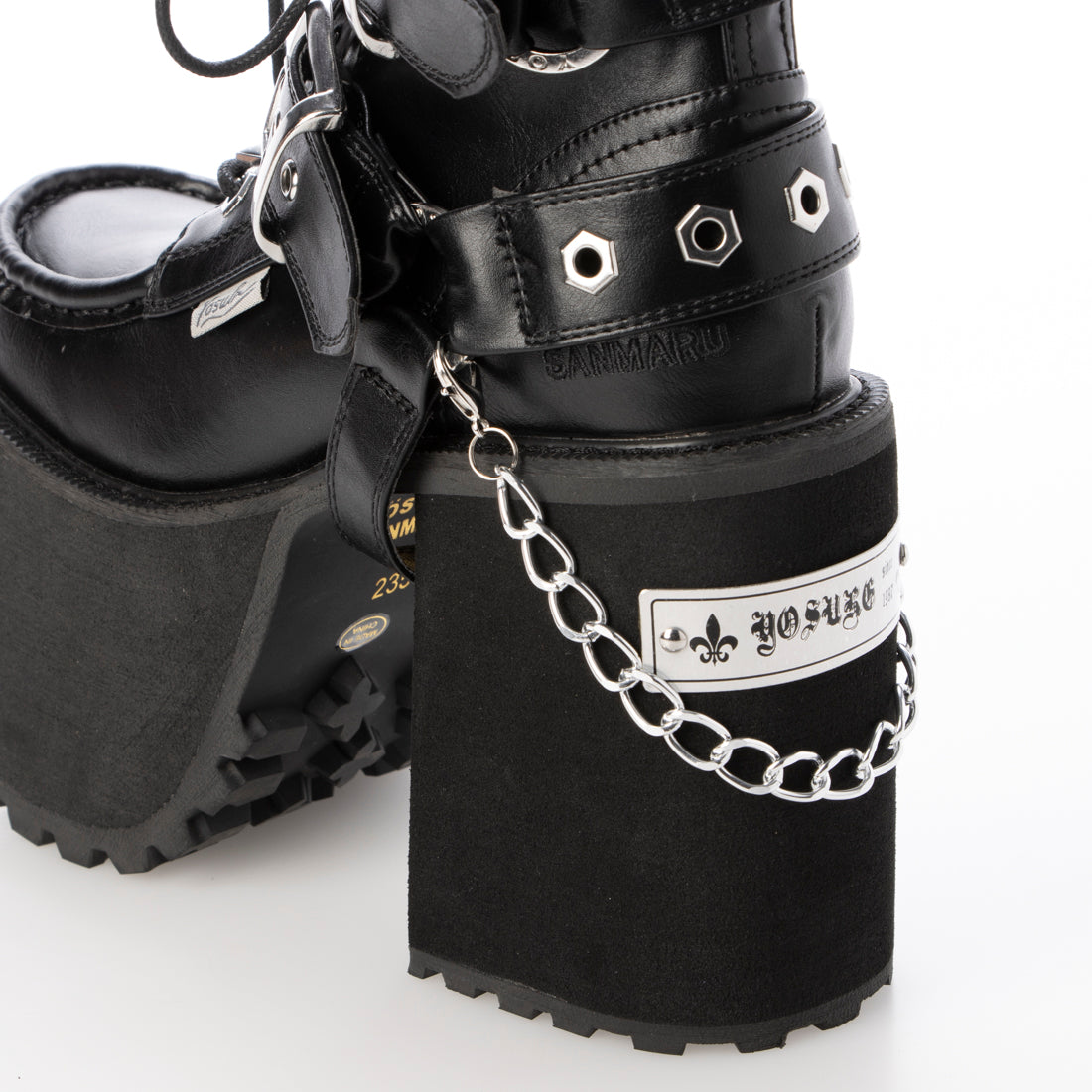YOSUKE [Direct store exclusive] Thick-soled lace-up boots