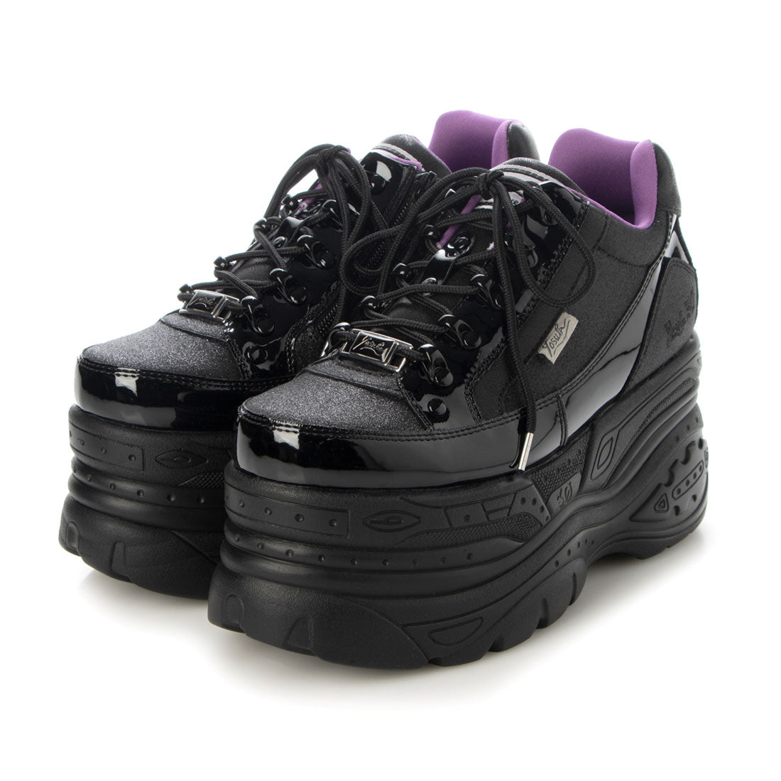 ようすけ 黒ジップS YOSUKE [Direct store exclusive item] Platform sneakers