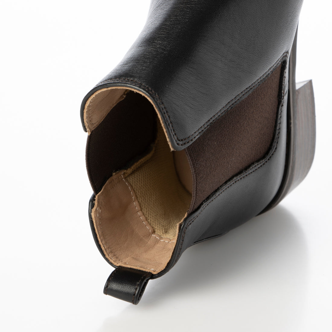 YOSUKE Genuine leather side gore short boots