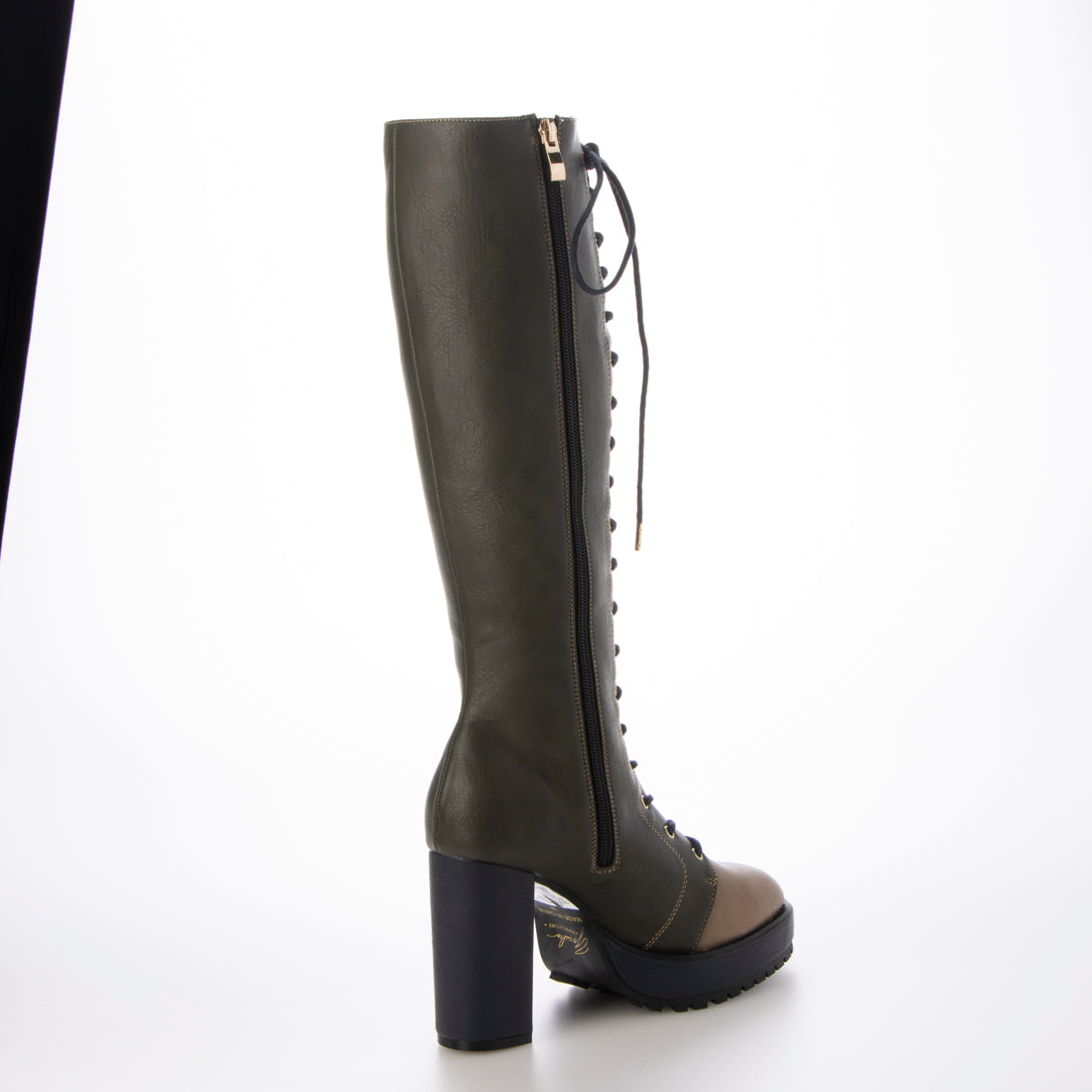 YOSUKE thick sole lace-up boots